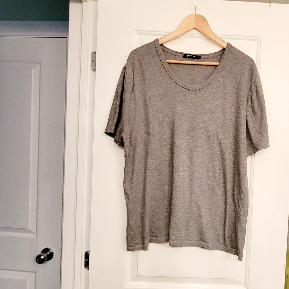 Alexander Wang Men's Heather Gray Tshirt Size US L